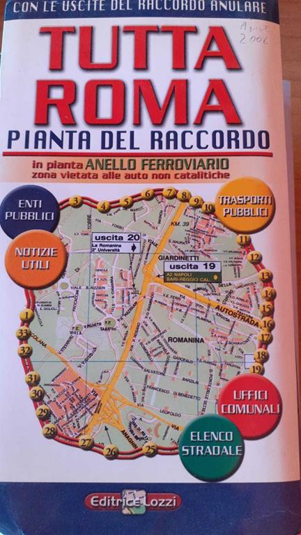 Tutta Roma. Pianta del G.R.A - copertina