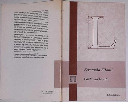 Cantando la vita - Fernando Filanti - copertina
