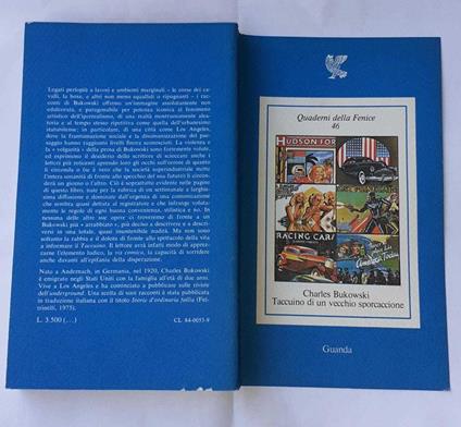 Taccuino di un vecchio sporcaccione - Charles Bukowski - copertina