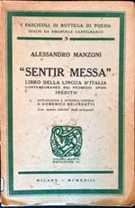 Sentir Messa. Libro della lingua italiana contemporaneo dei Promessi Sposi. Inedito