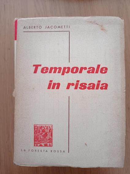 Temporale in risaia - Alberto Jacometti - copertina