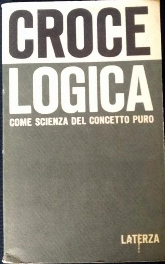 Logica - Benedetto Croce - copertina