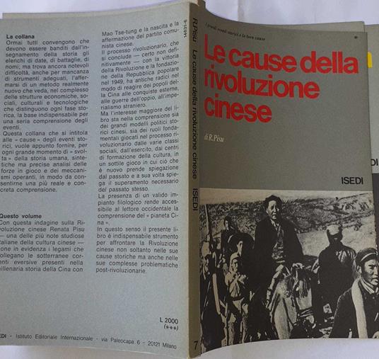 Le cause della rivoluzione cinese - Renata Pisu - copertina