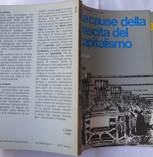 Le cause della nascita del capitalismo - Giulia Conte - copertina