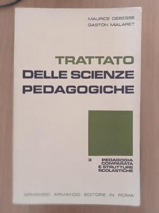 Trattato delle scienze pedagogiche - copertina