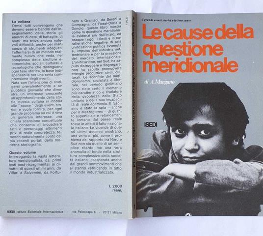 Le cause della questione meridionale - Attilio Mangano - copertina
