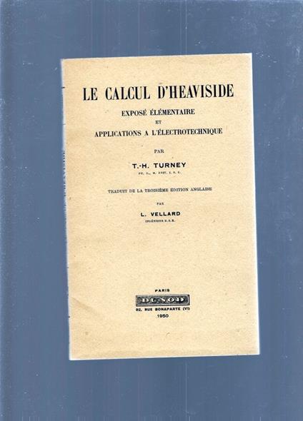 Le Calcul D'Heaviside - copertina