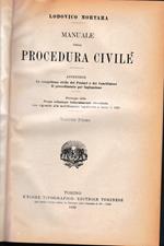 Manuale della Procedura Civile, vol. 1°