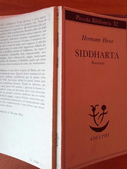 Siddharta - Hermann Hesse - copertina