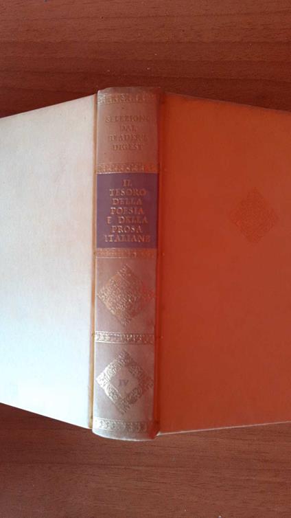 Il tesoro della poesia e della prosa italiane IV - copertina