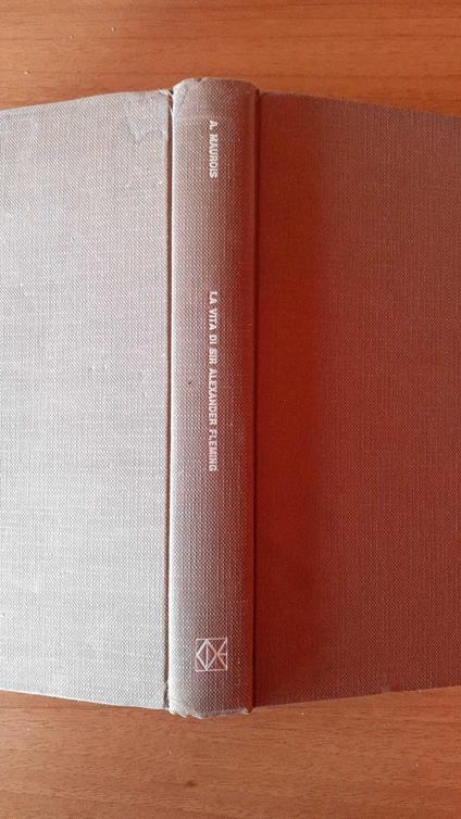 La vita di Sir Alexander Fleming - André Maurois - copertina