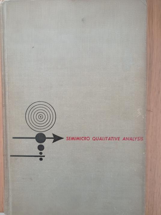Semimicro Qualitative Analysis - copertina