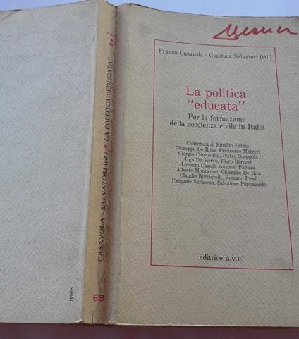 La politica educata - copertina