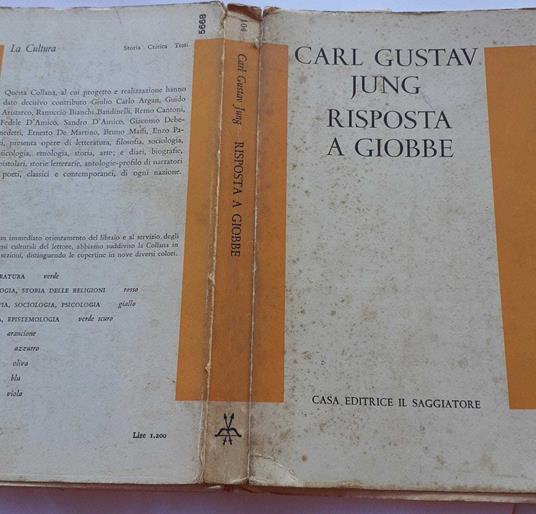 Risposta a Giobbe - Carl Gustav Jung - copertina