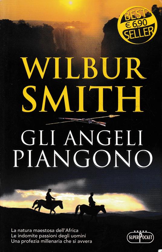 Gli angeli piangono - Wilbur Smith - copertina