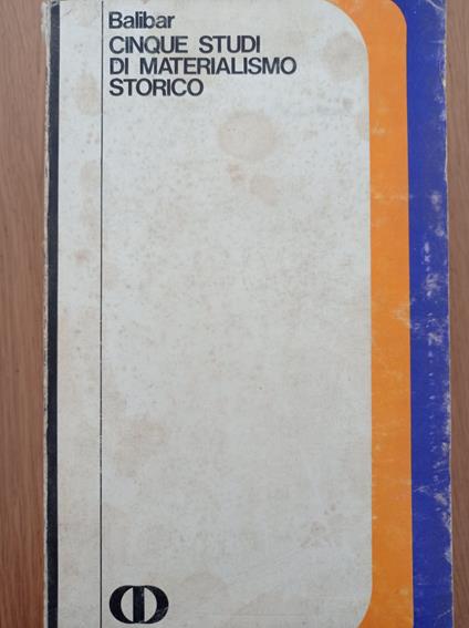 Cinque studi di materialismo storico - copertina