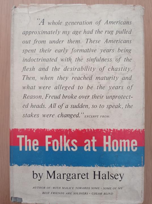 The Folks at Home - Margaret Halsey - copertina