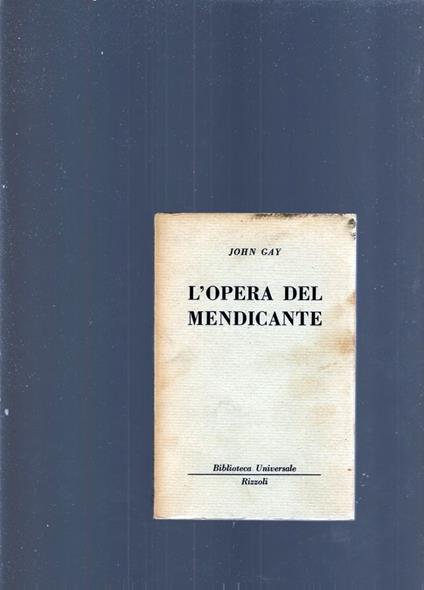 L' Opera Del Mendicante - John Gay - copertina