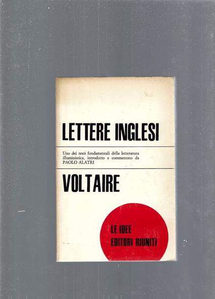Lettere Inglesi - Voltaire - copertina