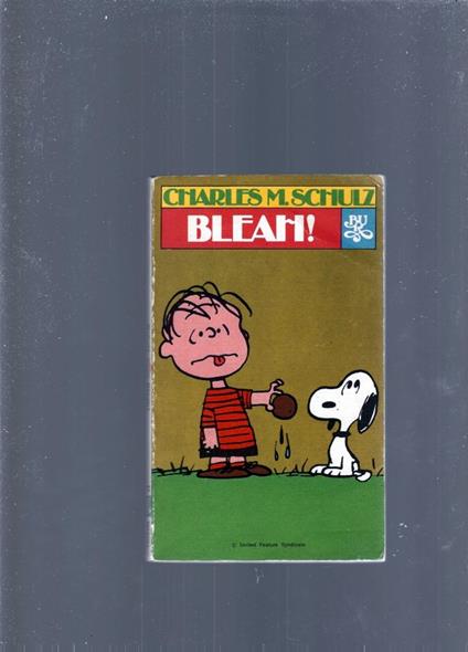 Bleah! - Charles M. Schulz - copertina