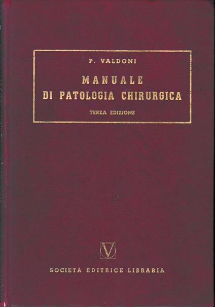 Manuale di Patologia Chirurgica - copertina