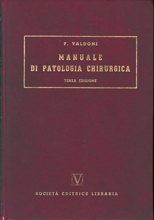 Manuale di Patologia Chirurgica - copertina