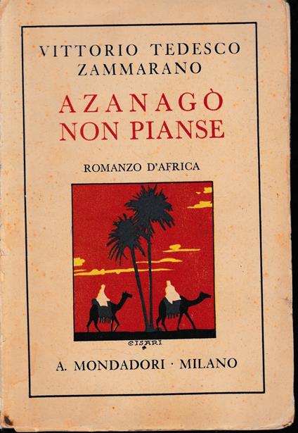 Azanagò non pianse - Vittorio Tedesco Zammarano - copertina