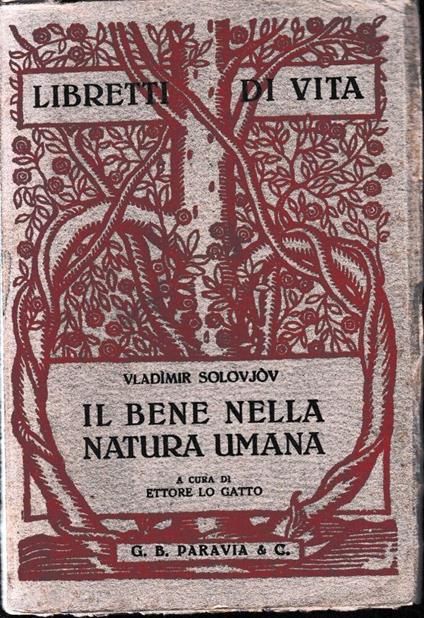Il bene nella natura umana - copertina