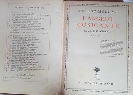 L' angelo musicante (A Zenelo Angyal) - Ferenc Molnár - copertina