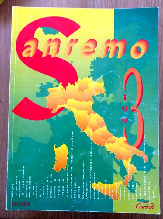 Sanremo 1993 - copertina