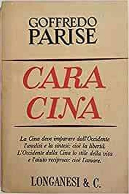 Cara Cina - Goffredo Parise - copertina