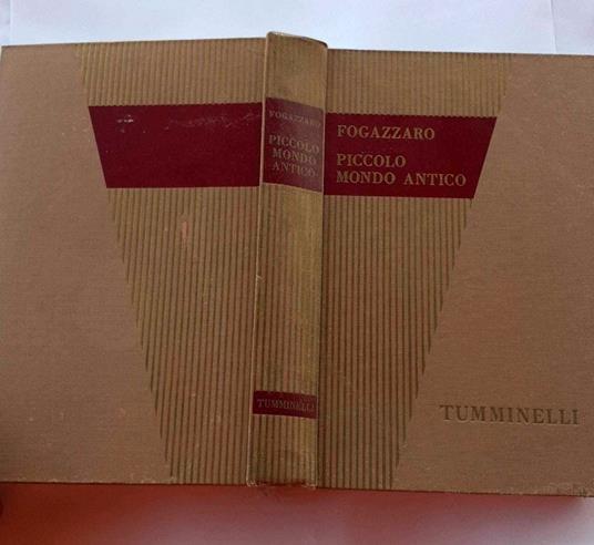 Piccolo mondo antico - Antonio Fogazzaro - copertina