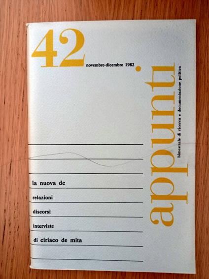 Appunti 42 - copertina