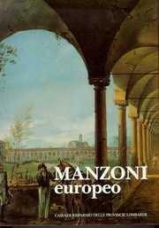 Manzoni europeo - copertina