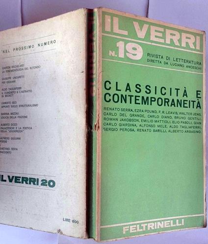 Il Verri 15 - copertina