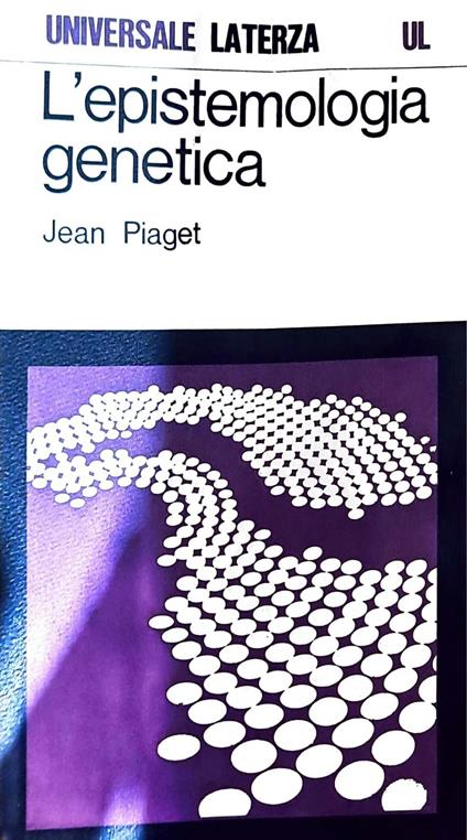 L' epistemologia genetica - Jean Piaget - copertina