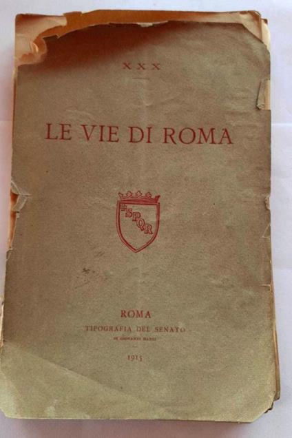 Le vie di Roma - copertina