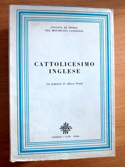 Cattolicesimo inglese - copertina