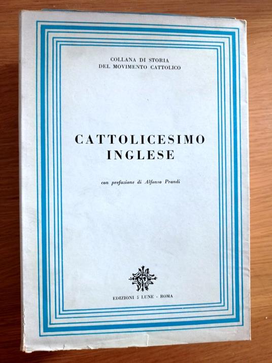 Cattolicesimo inglese - copertina