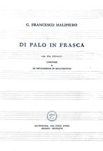 Di palo in frasca con due libretti: l'orfeide & le metamorfosi di bonaventura