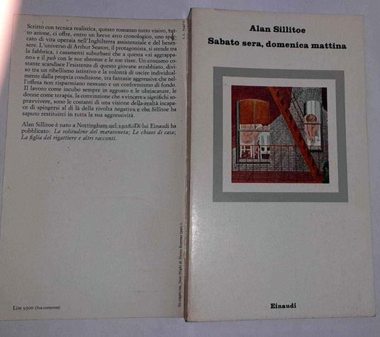 Sabato sera, domenica mattina - Alan Sillitoe - copertina
