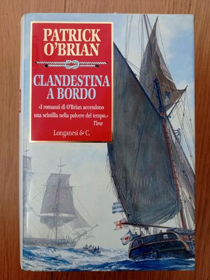 Clandestina a bordo - Patrick O'Brian - copertina