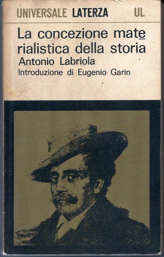 La concezione materialistica della storia - Antonio Labriola - copertina
