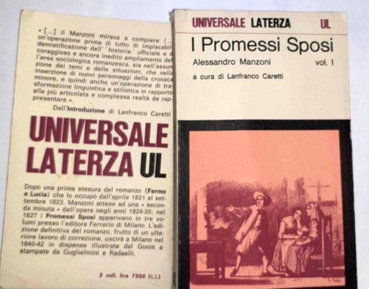 I Promessi Sposi. Volume I - Alessandro Manzoni - copertina