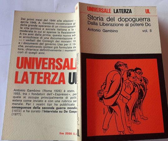 Storia del dopoguerra II - Antonio Gambino - copertina