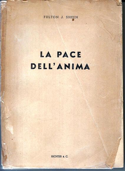 La pace dell'anima - Fulton J. Sheen - copertina