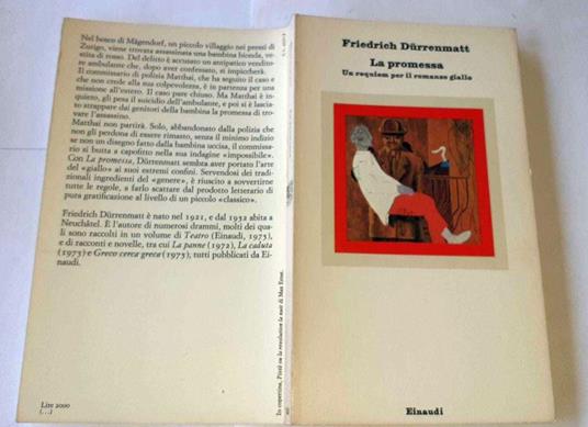 La promessa. Un requiem per il romanzo giallo - Friedrich Durrenmatt - copertina
