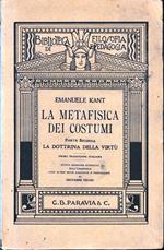 La metafisica dei costumi, parte seconda: La dottrina della virtù