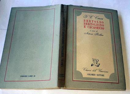 Bertoldo Bertoldino e Cacasenno a cura di Antonio Baldini - copertina