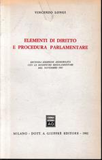Elementi di Diritto e Procedura Parlamentare